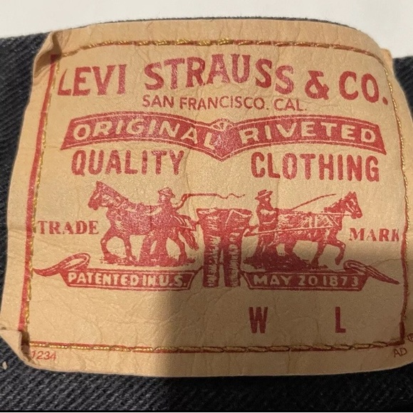 Vintage Men’s Jeans CALVIN KLEIN & LEVIS 550 *Adult Size 30* Black & Gray Denim - Picture 11 of 12